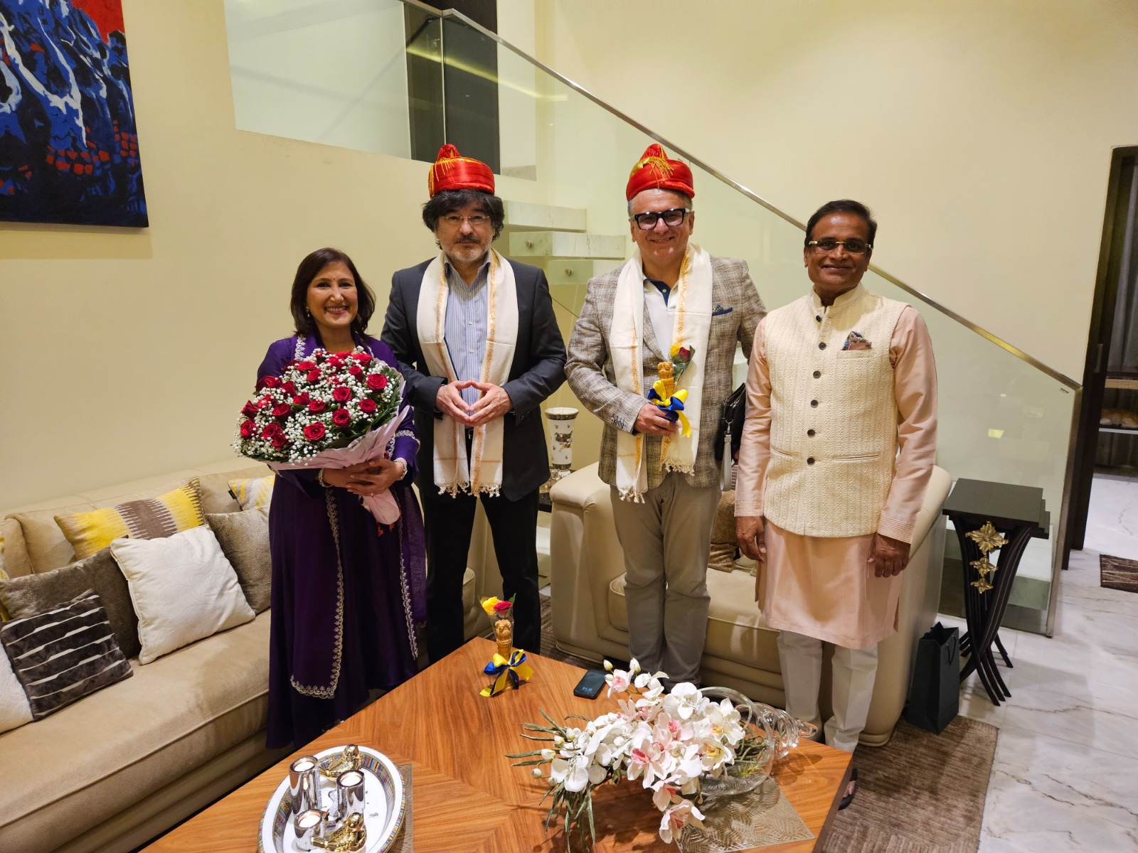 Dinner Hosted at Consulate's Residence